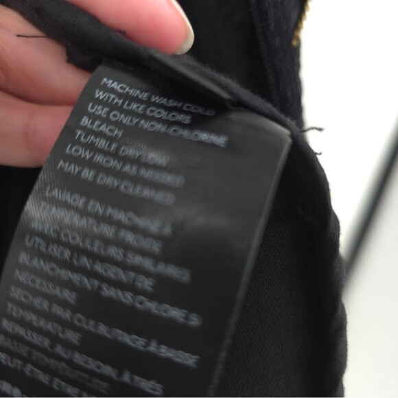 Free People Margot Black Velvet Jacket Lace Inset Grommets Regency Core Zip Up - Picture 13 of 16